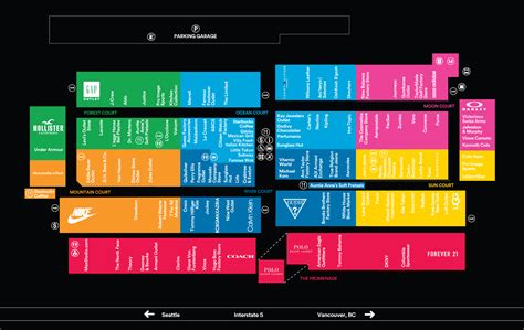 seattle premium outlets map